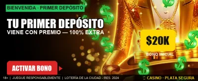 Bonos increíbles en tu primer depósito banner